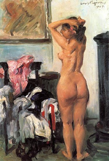 Lovis Corinth Modellpause oil painting picture